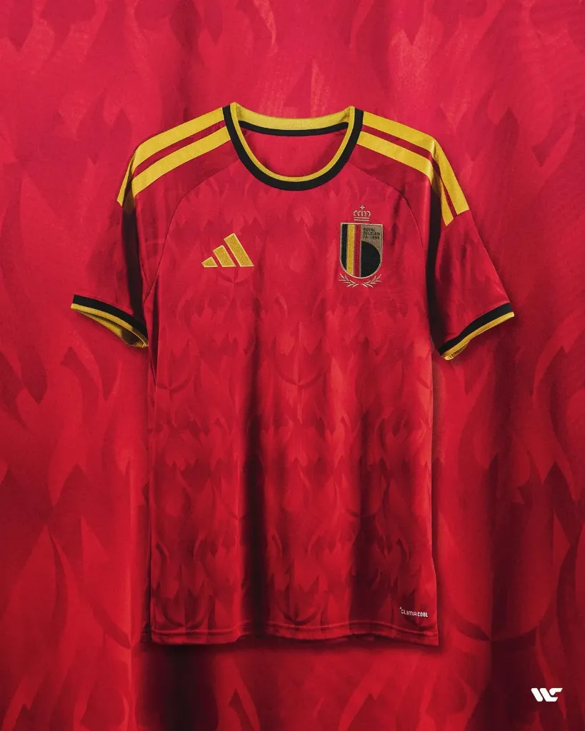 DE BRUYNE BELGIUM 2026 WORLD CUP HOME KIT EMBROIDERY