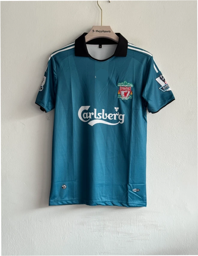 LIVERPOOL 2008-09 THIRD KIT TORRES POLO EMBROIDERY