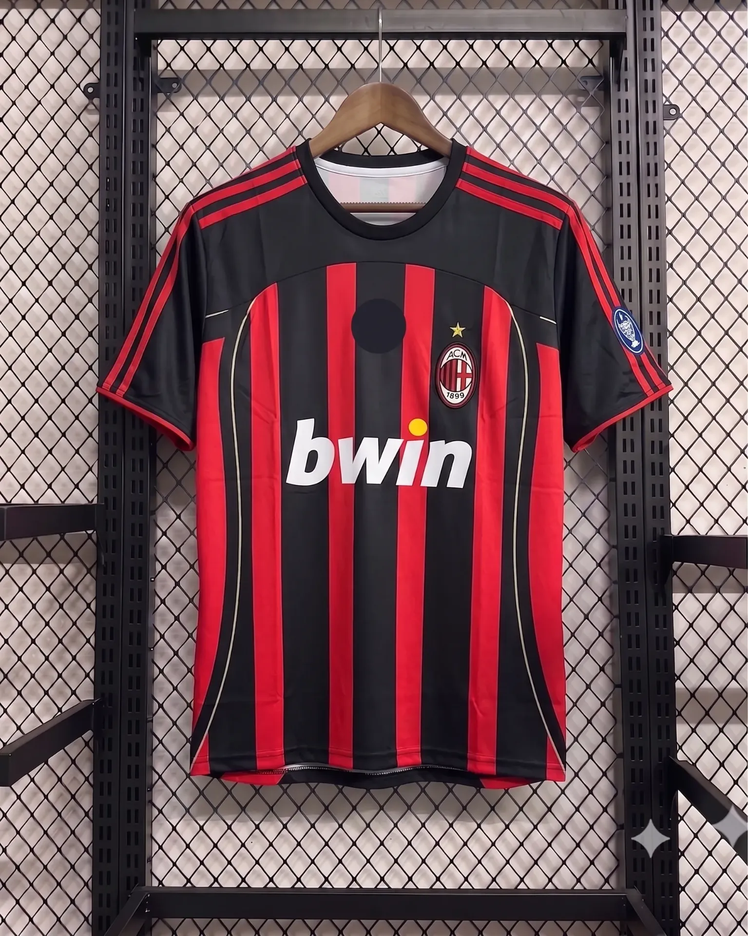 ACMILAN 2006-07 HOME KIT MALDINI EMBROIDERY (S)