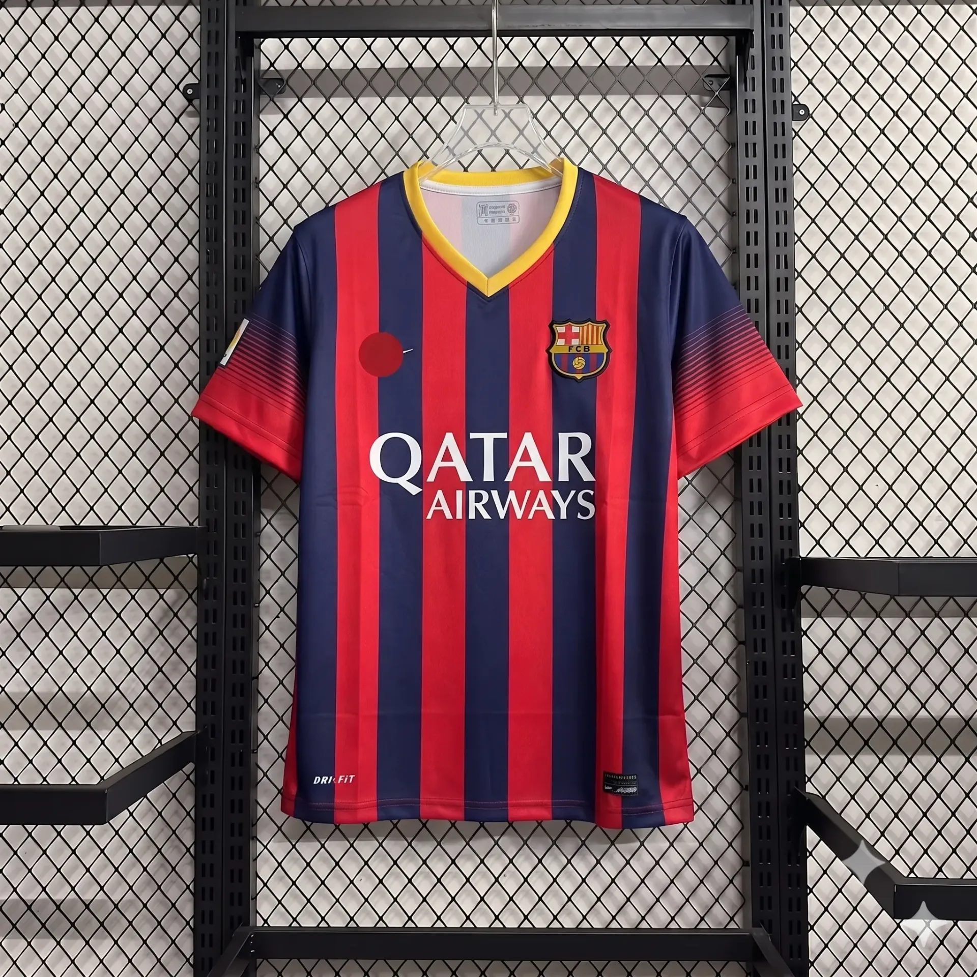 BARCELONA 2013-14 HOME KIT NEYMER EMBROIDERY (S)