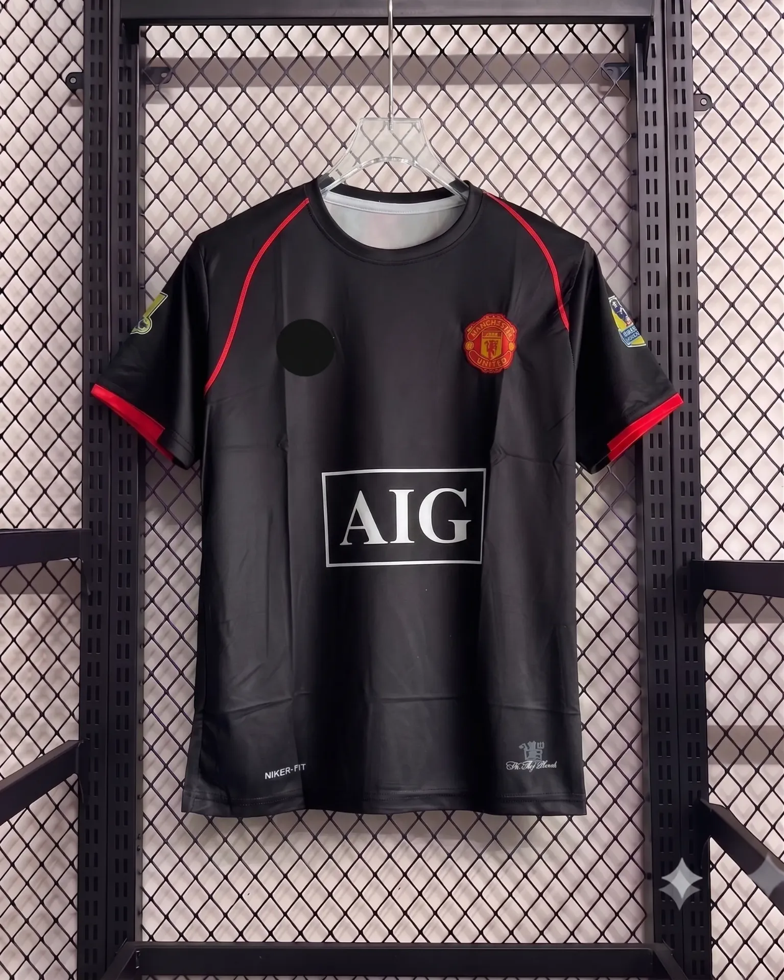 MANCHESTER UNITED 2007-08 AWAY KIT RONALDO EMBROIDERY (S)