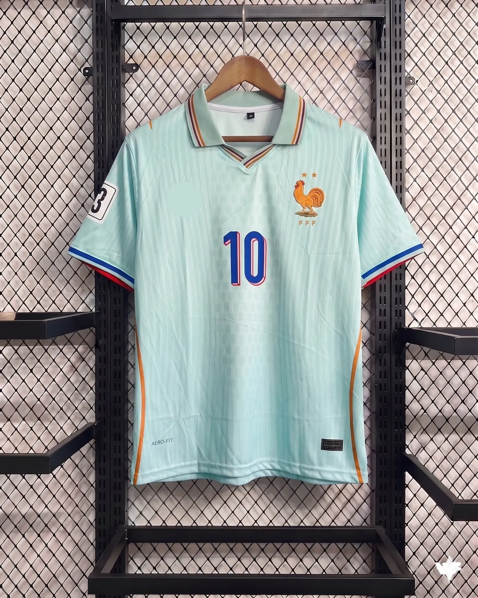 FRANCE 2026 AWAY KIT MBAPPE FIVESLEEVE POLO (M)