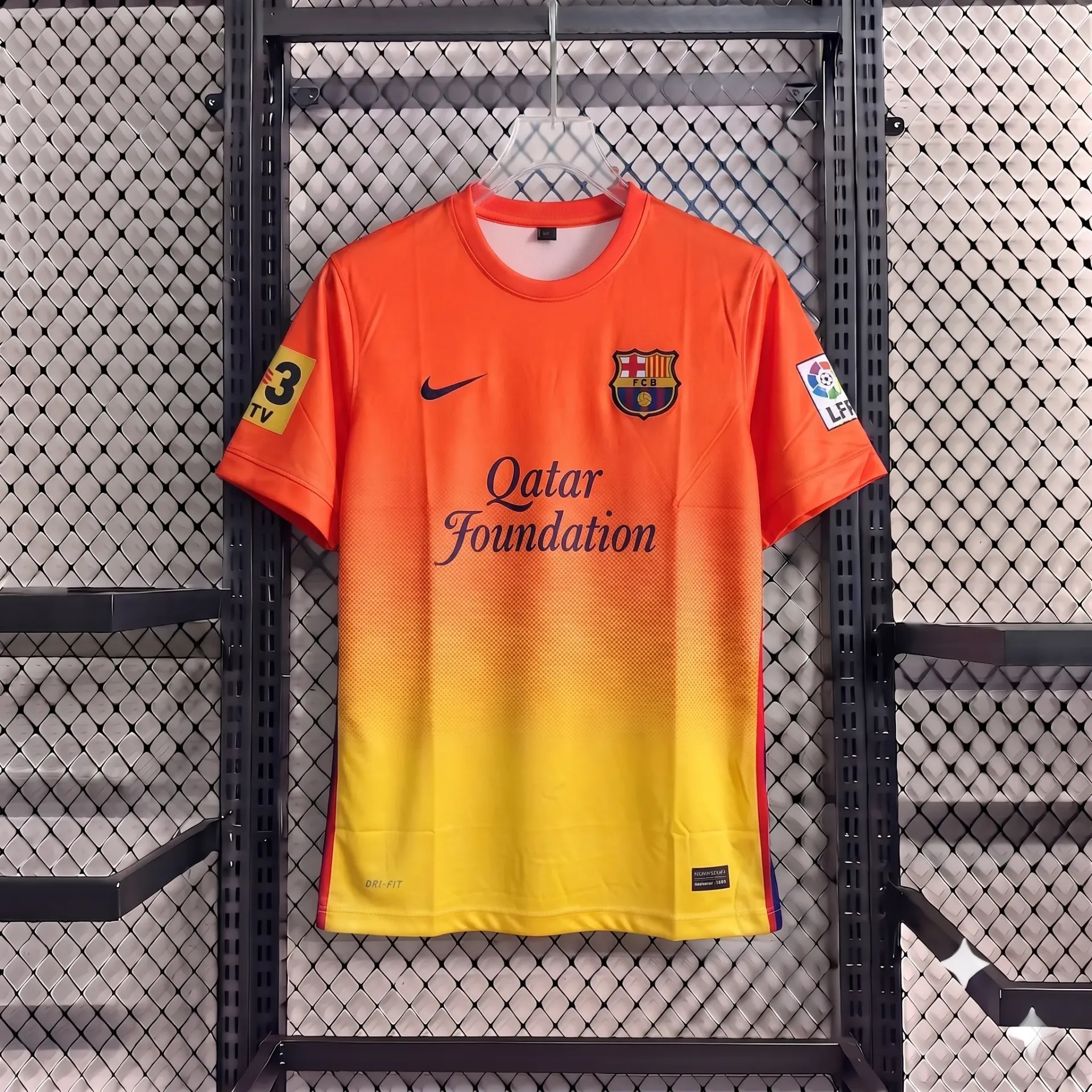 BARCELONA 2012-13 AWAY KIT MESSI EMBROIDERY PREMIUM