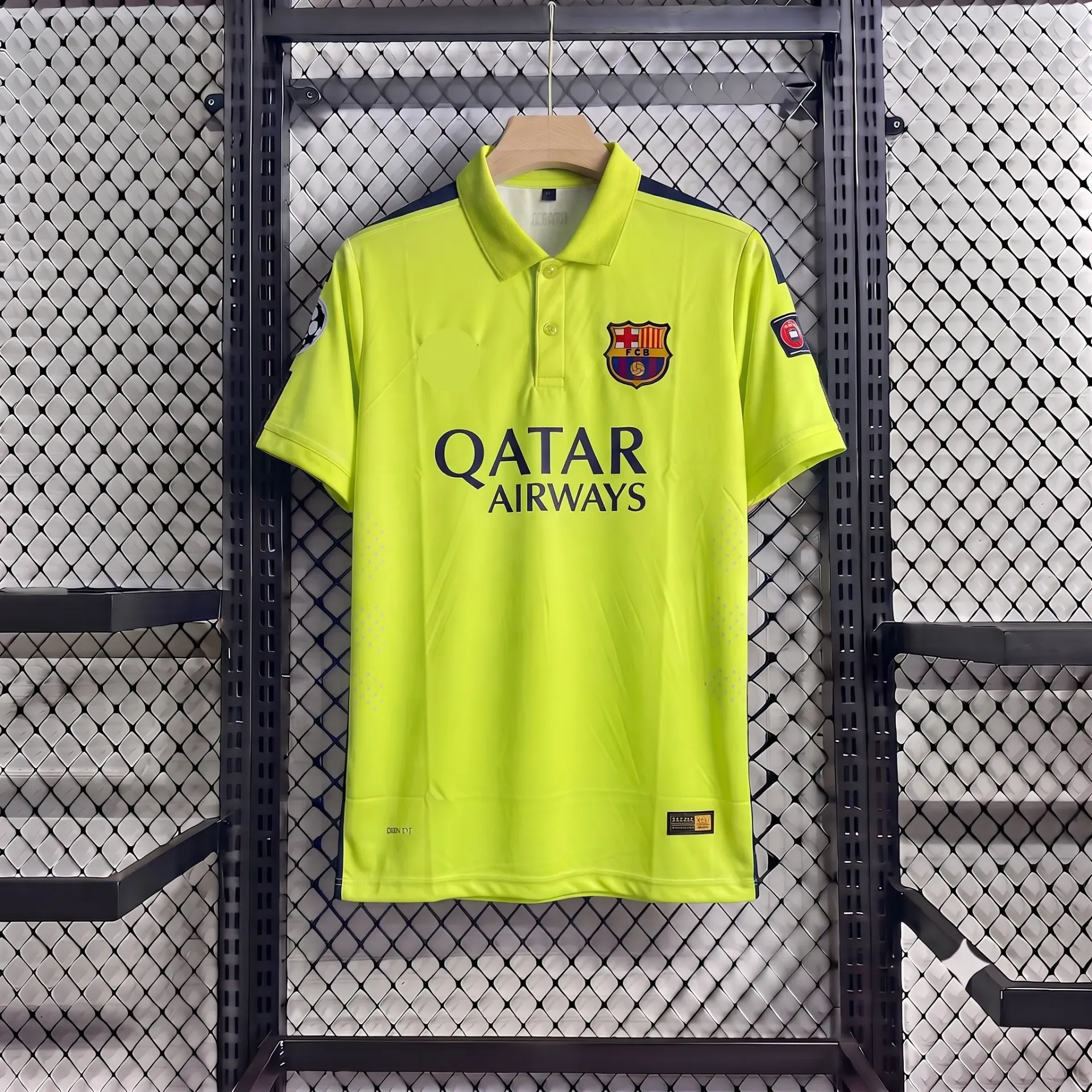 BARCELONA 2014-15 THIRD KIT MESSI POLO EMBROIDERY