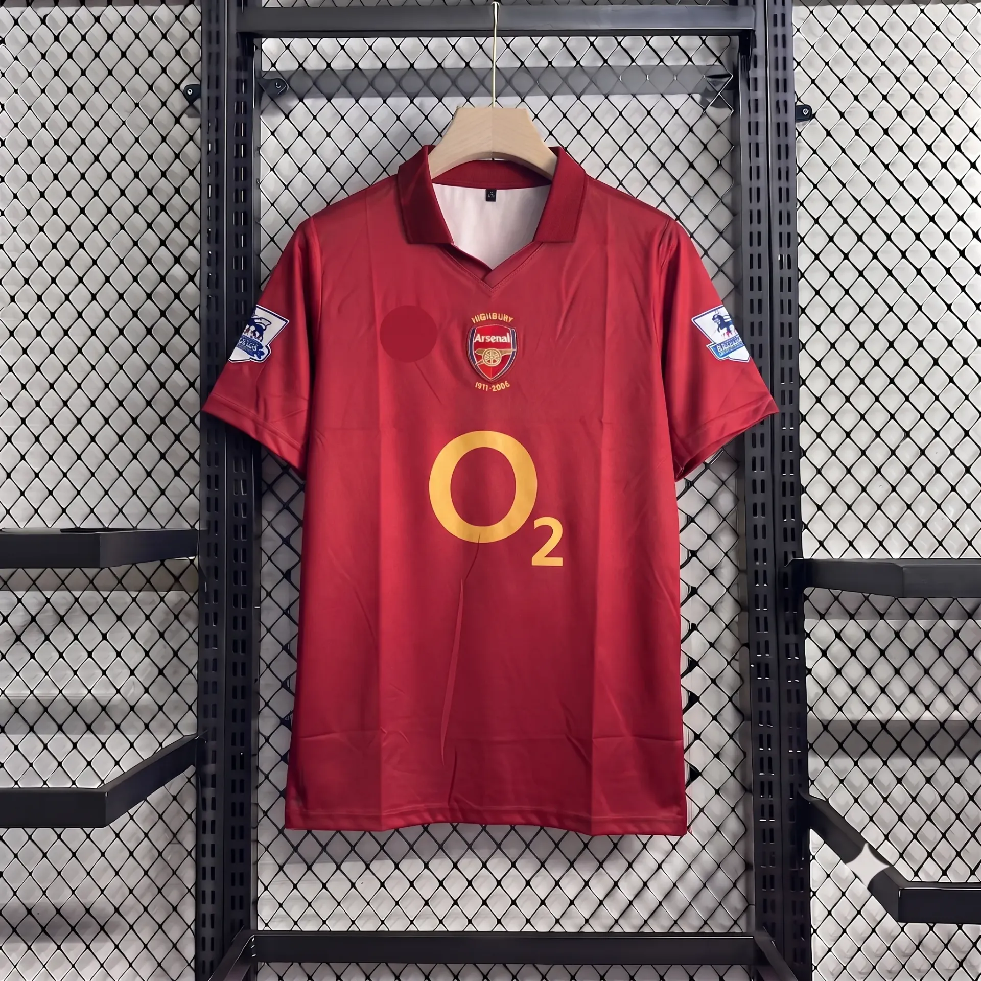 ARSANEL 2005-06 HOME KIT HENRY POLO EMBROIDERY PREMIUM