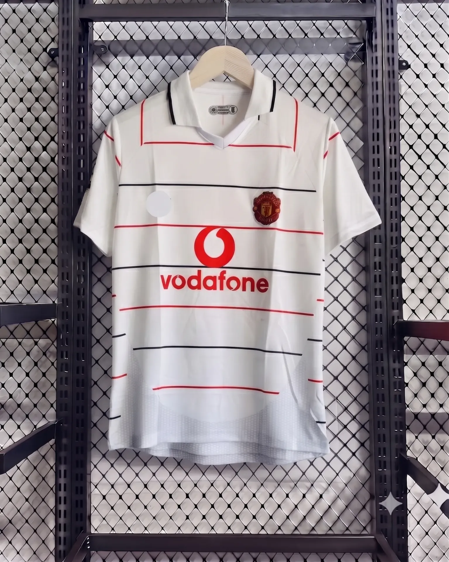 MANCHESTER UNITED 2003-04 THIRD KIT RONALDO POLO EMBROIDERY (S)