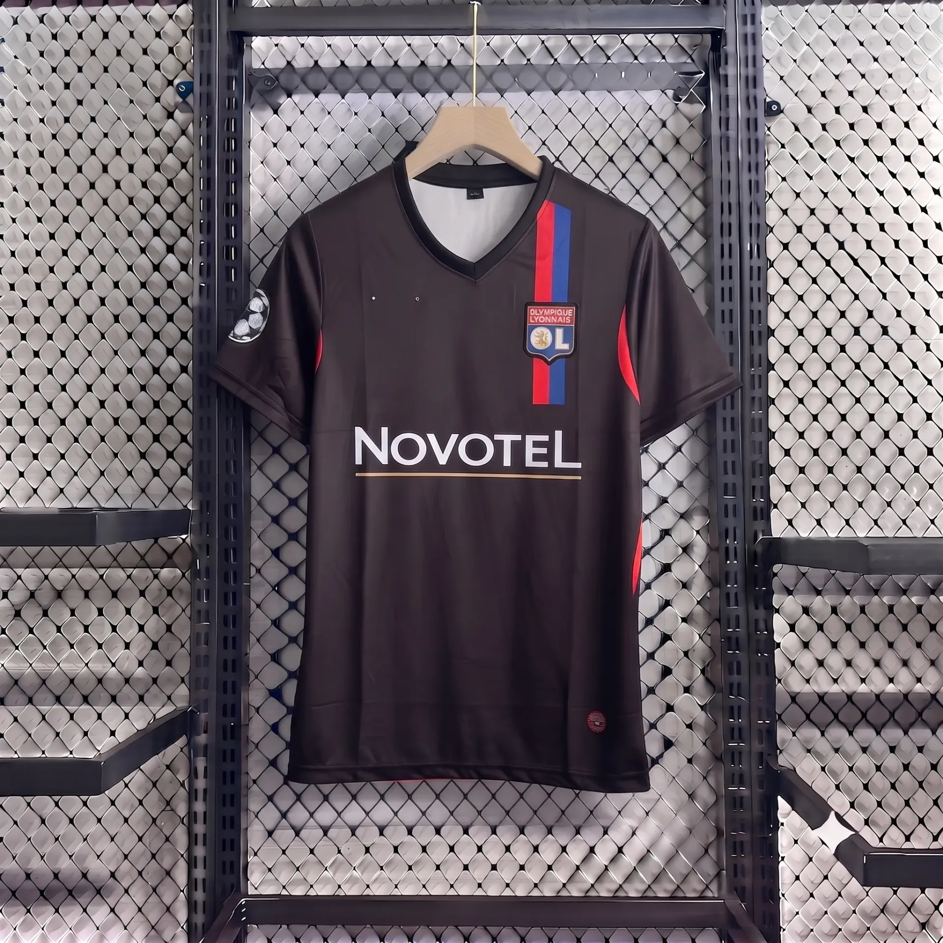 OLYMPIQUE LYONNAIS 2007-08 THIRD KIT JUNINHO EMBROIDERY PREMIUM