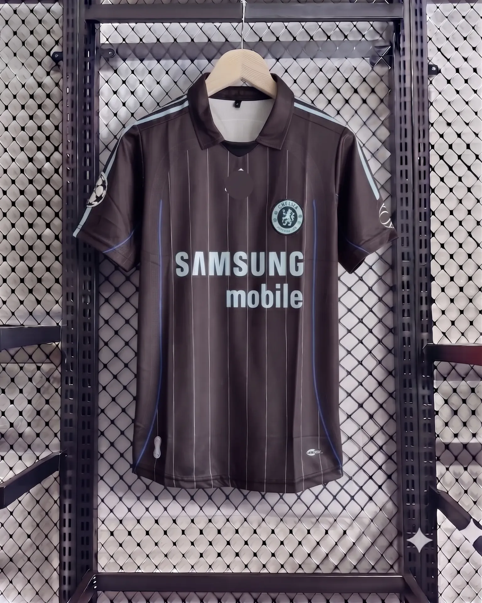 CHELSEA 2006-07 THIRD KIT BALLACK POLO EMBROIDERY PREMIUM (S)