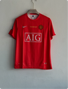 MANCHESTER UNITED 2007-08 HOME KIT RONALDO EMBROIDERY