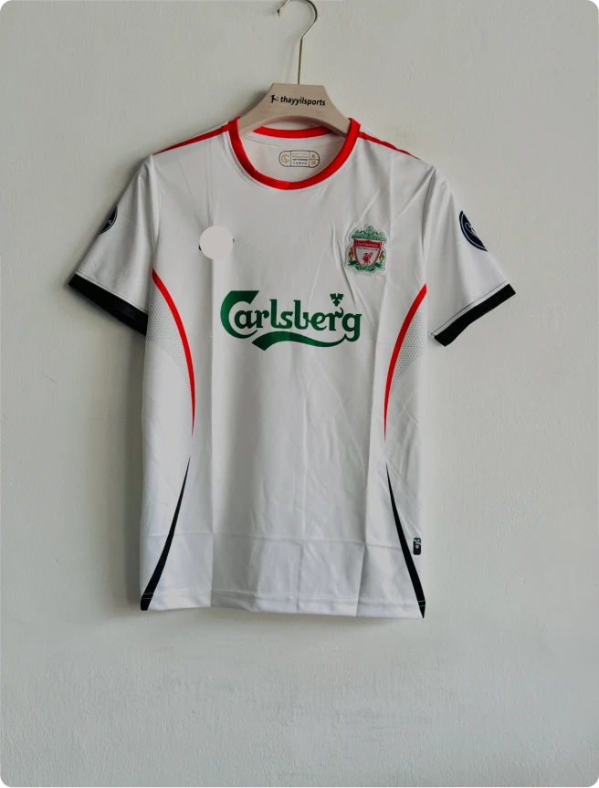 LIVERPOOL 2005-06 AWAY KIT GERRARD EMBROIDERY (S)
