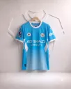 MAN CITY 2026-27 SEASON HOME JERSEY, HALF SLEEVE EMBROIDERY