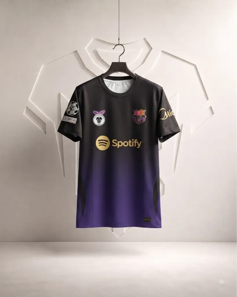 BARCELONA 2026-27 SEASON AWAY JERSEY, HALF SLEEVE EMBROIDERY