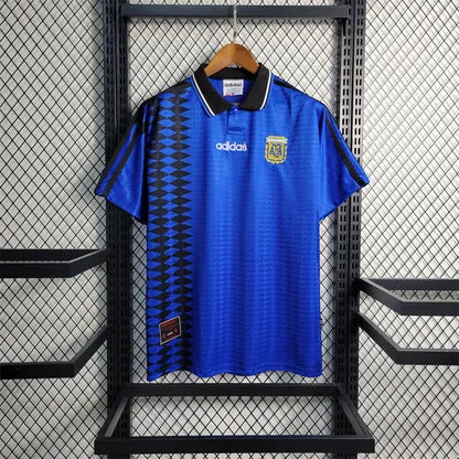 ARGENTINA 1994 AWAY KIT MESSI FIVESLEEVE POLO (S)