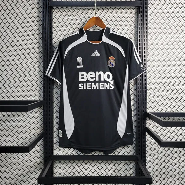 REAL MADRID 2006-07 AWAY KIT BECKHAM FIVESLEEVE